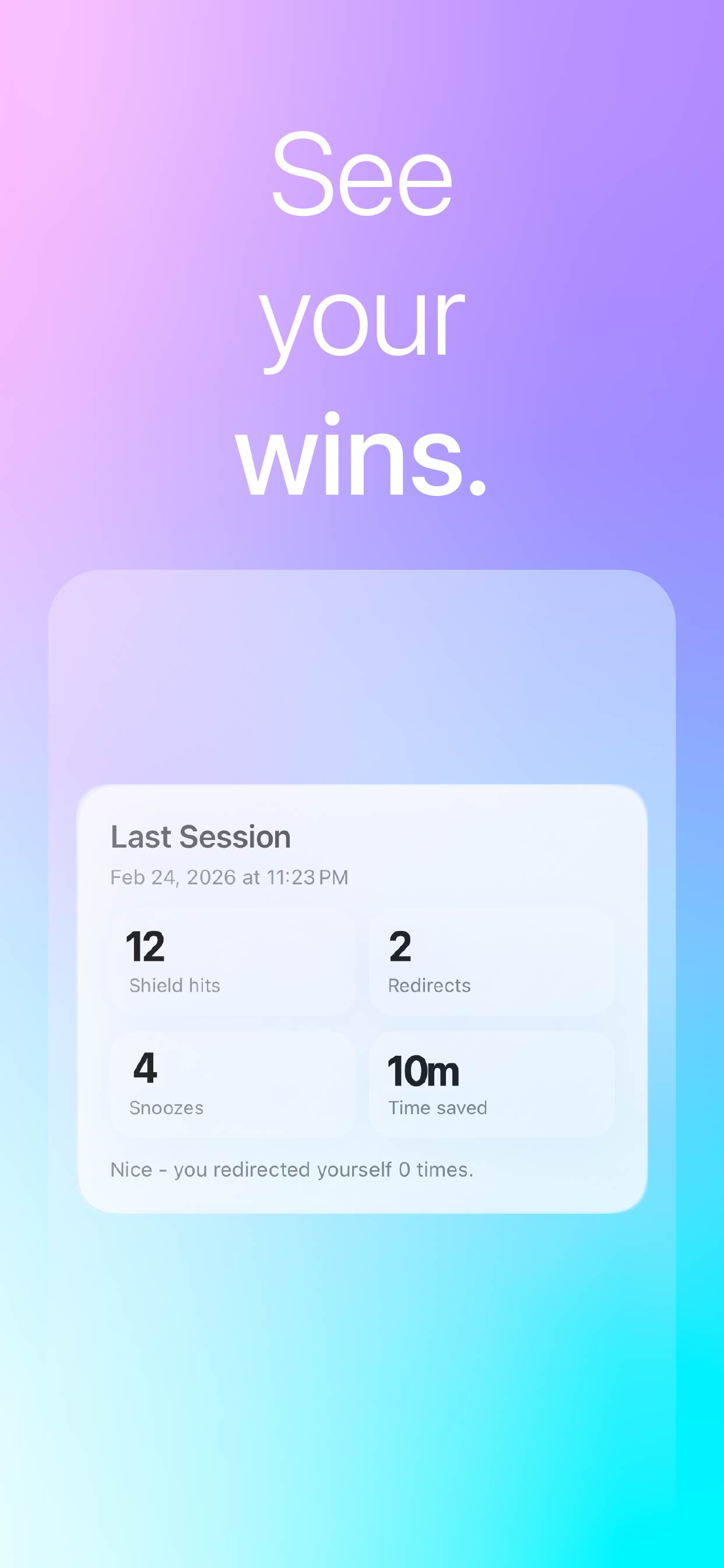 See your wins artwork screen